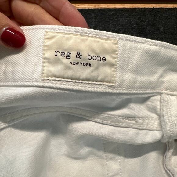 rag & bone Women's White Wide Leg Denim Jeans,Size 34, EUC - Picture 3 of 5